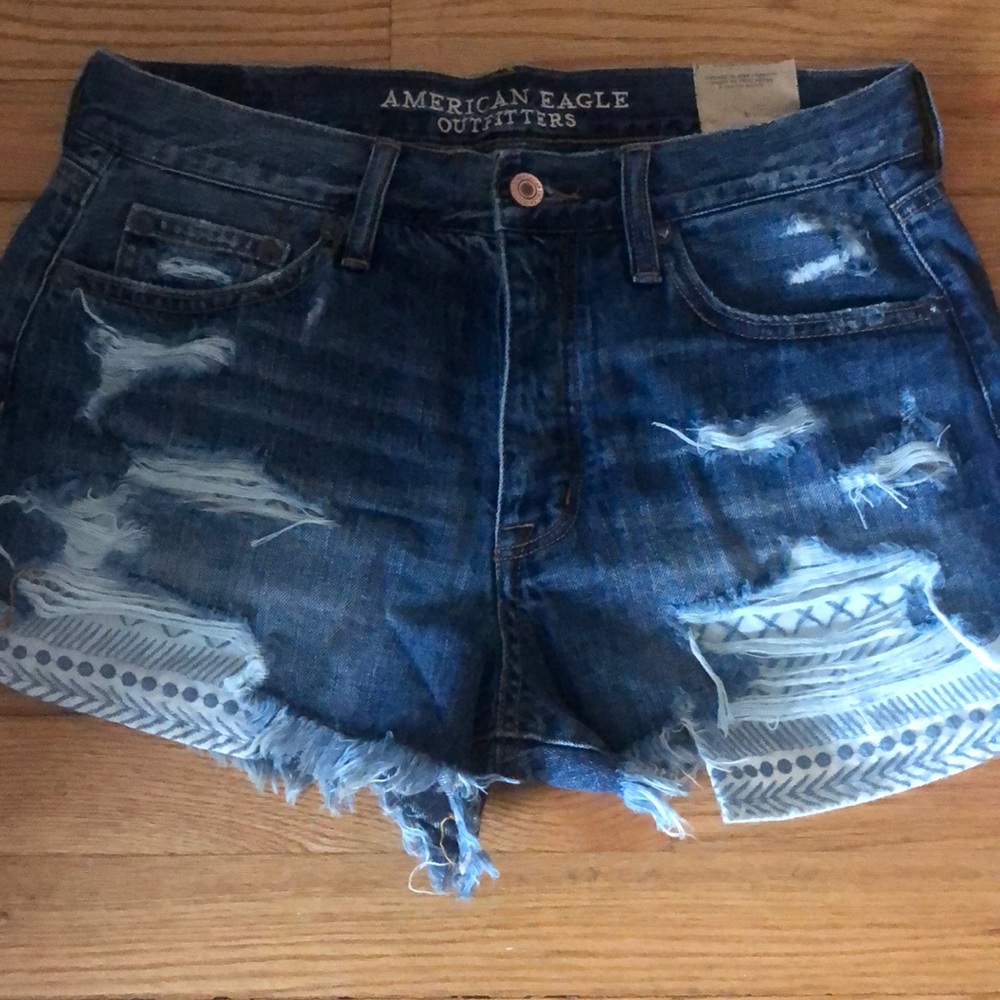 American Eagle Vintage Hi-rise Festival Shorts